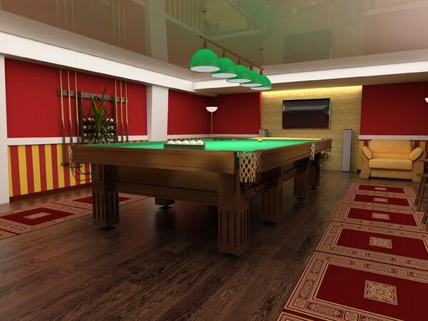 billiard table